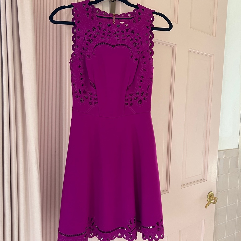 Ted Baker Sleeveless Dress with Lace Details